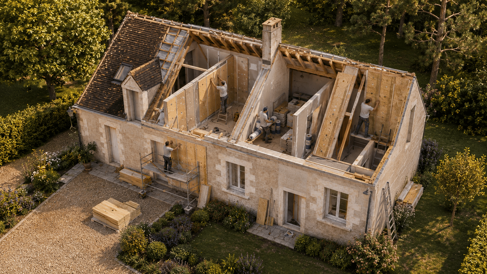 renovation complete d une maison projet a préparer avec une methode